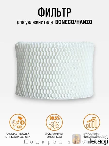 Сменный фильтр-мат для увлажнителя Boneco E2441/E200, совместим Hanzo Z19