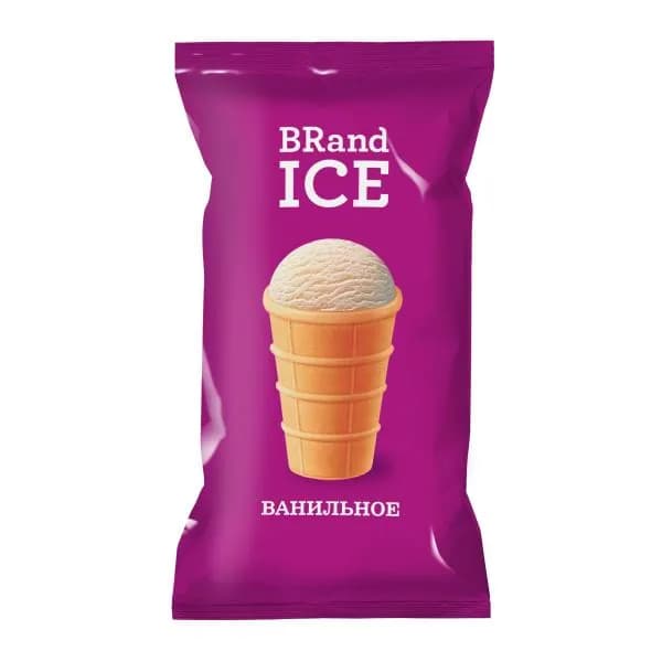 Мороженое Brandice Сливочное с ароматом ванили в вафельном стакане 70г
