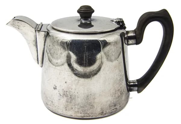 Чайник, 1900 - 1920 годы, Англия; мельхиор, серебрение, эбен; 0.7 л.