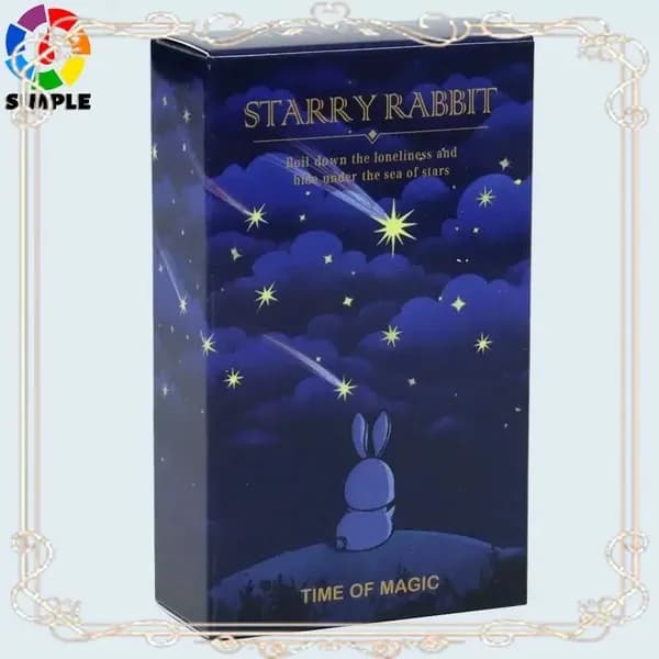 Звездный Кролик РайдераУэйта, премиум колода Таро, выпускается Rider Waite Starry Rabbit.