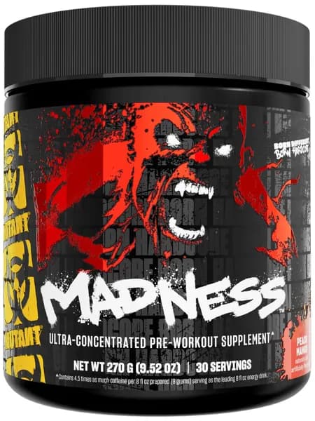 Предтреник, предтренировочный комплекс Мутант Мэднес Mutant Madness - 270 г, персик-манго