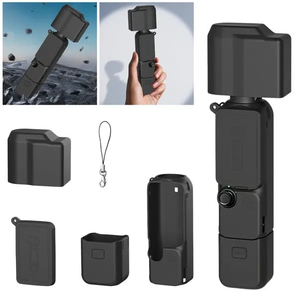 Силиконовый чехол для DJI Osmo Pocket 4, чёрный