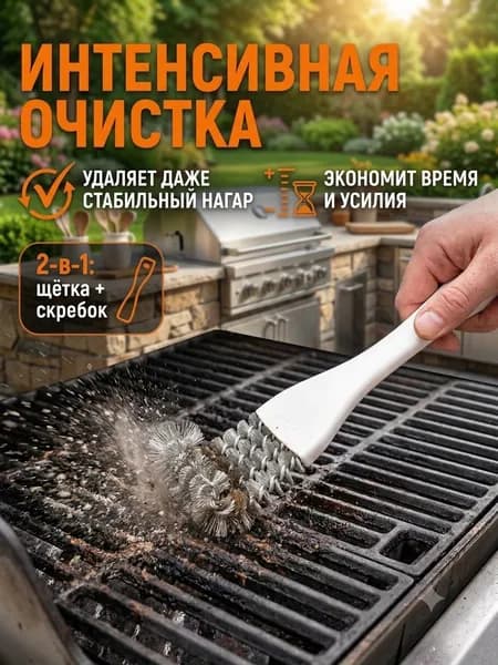 Щетка для чистки гриля, 1 предм.