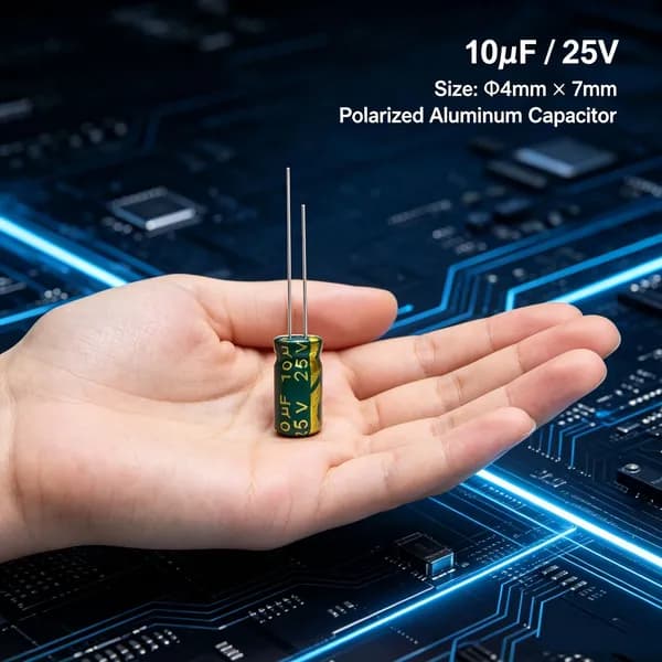 20 шт 25B10мкф 25V10UF 4X7MM материнская плата Электролитический конденсатор аксессуар