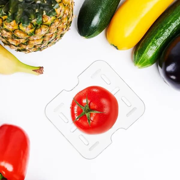 Прозрачная пластиковая решетка для сушки овощей и фруктов для кухни в наборе 2 шт