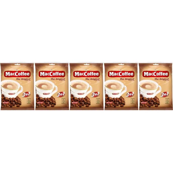 Кофейный напиток MacCoffee 3 в 1 растворимый 20 г х 10 шт, набор: 5 штук