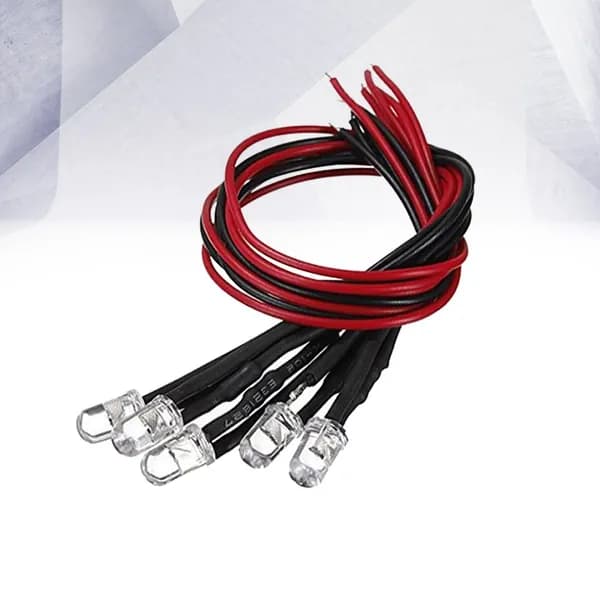 Маленькие Led Лампочки, Белые, Для Украшения Праздников, 10 Штук