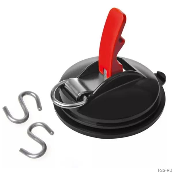 Вакуумная присоска с крючками из АБС, ПВХ и железа: высокая прочность, многофункциональность, водонепроницаемость, многократное использование для крепления грузов в автомобиле и на кемпинге