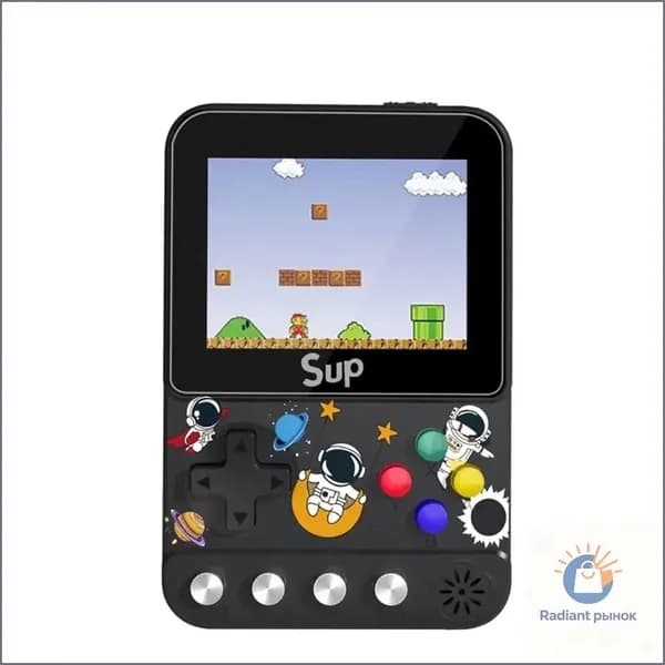 Портативная игровая консоль 3,2, 500 встроенных игр, черная