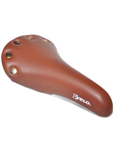 Седло велосипедное Velo VL-6067J, Vintage Brown, 281x165 мм, цвет коричневый