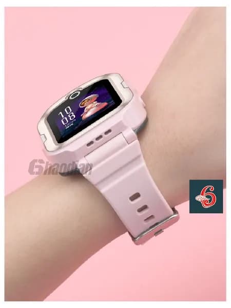 Cиликоновый ремешок-браслет для умных смарт-часов HUAWEI WATCH KIDS 4 Pro с функцией быстрой замены, быстросъемный, гипоаллергенный, розовый