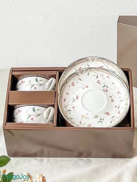 Чайная пара Noritake. Японский.Костяной фарфор. Комплект из 2 частей