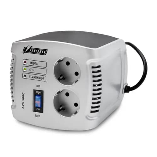 Стабилизатор напряжения Powerman AVS 500 C, 280W, белый