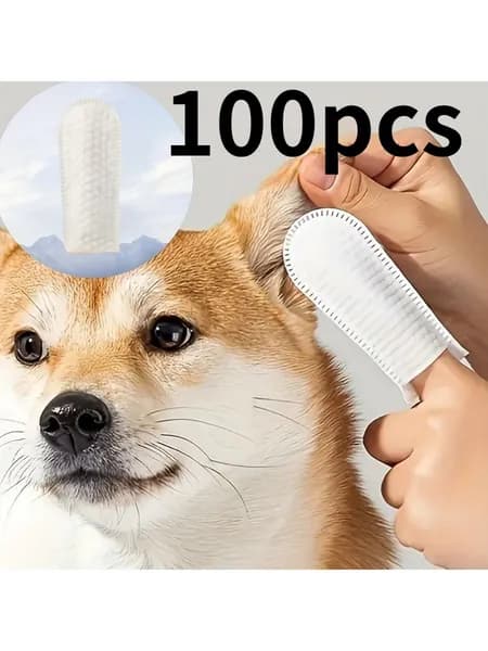 Чистящие салфетки для ушей домашних животных, 100шт