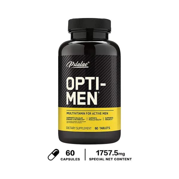Pslalae Opti-Men - комплекс витаминов для мужчин -содержит витамины и минералы - поддержка иммунитета, восстановление после тренировок