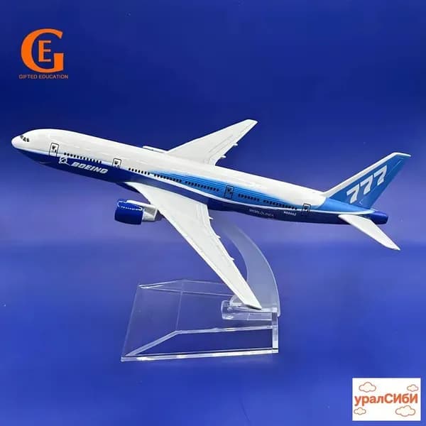 Металлическая Модель Самолета Боинг 777, Авиакомпания Boeing 777