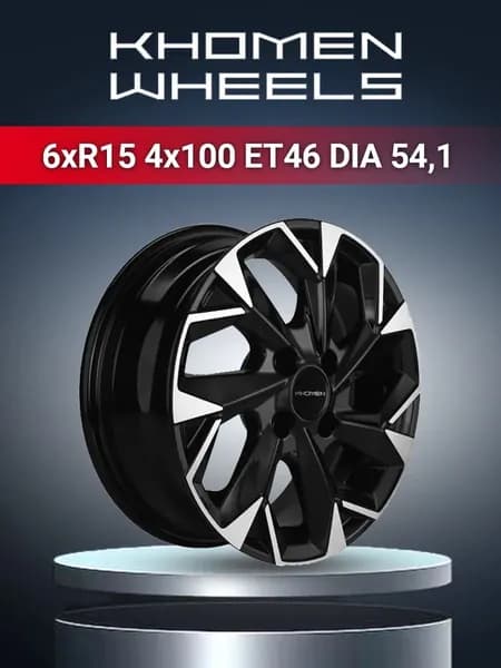 Khomen Wheels Колесный диск Литой 15x6" PCD4х100 ET46 D54.1