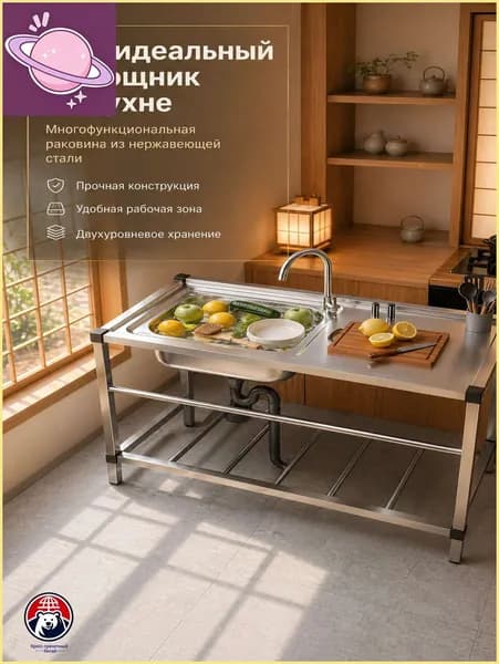 Садовая кухня,76х43х78см
