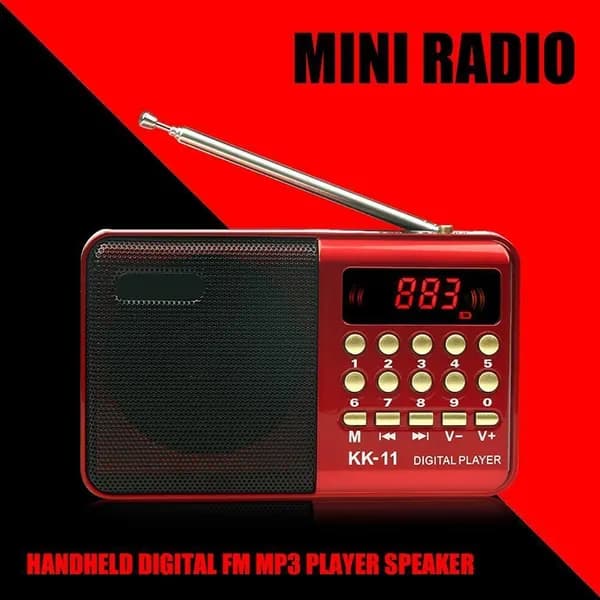 MP3-плеер без диска, красный