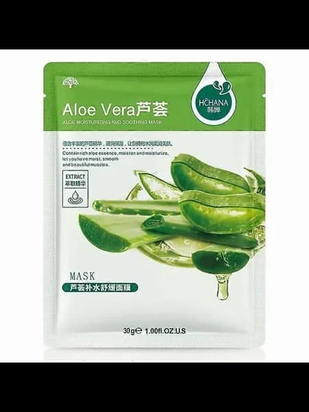 30 шт маски для лица с алоэ vera Цв Aloe 30п