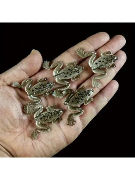 5 штук Premium Soft Frog Bait