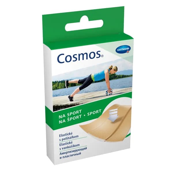 Пластырь Cosmos sport эластичный полиуретан 6х10 см 5 шт