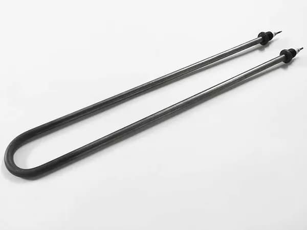 Тэн водяной из нержавейки L 280mm, 220V- 1500W (ДУГА) / штуцер 14мм. межосевое расстояние 70 мм.(латунные гайка и штуцер) S NAN.Турция