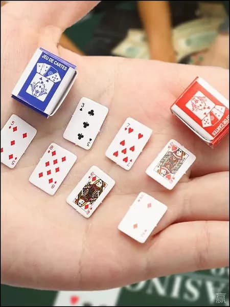 Мини-игральные Карты, 54 Карты В Колоде