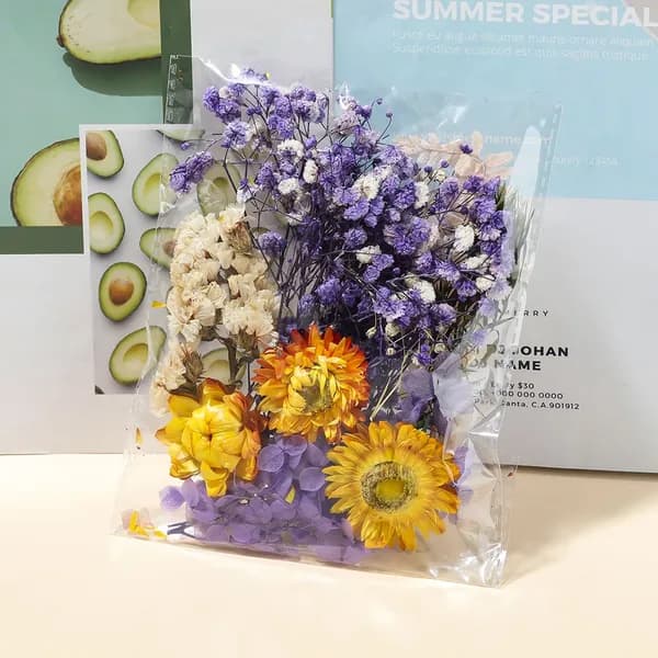 Сухоцветы 22 г 1 шт фиолетовый