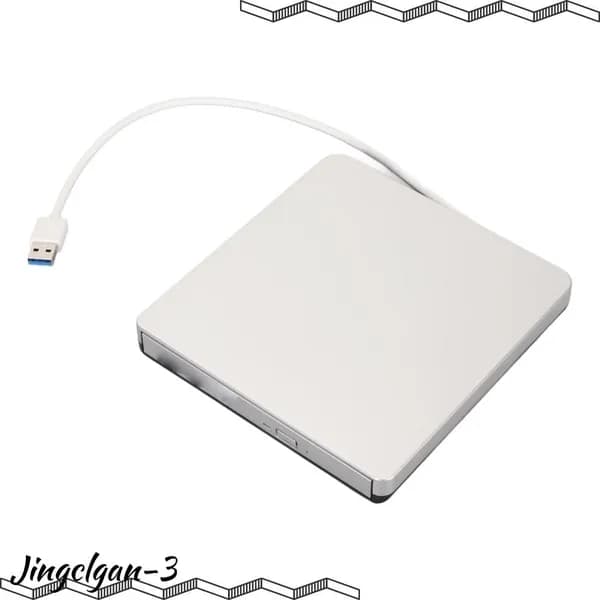 Внешний DVD привод, Plug and Play, USB 3.0, идеально подходит для ноутбуков и настольных ПК, высокая скорость
