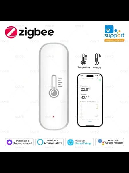 ZigBee датчик температуры и влажности eWeLink для умного дом