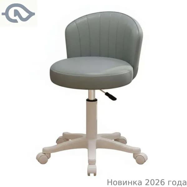 Ортопедический стул, Экокожа, серый