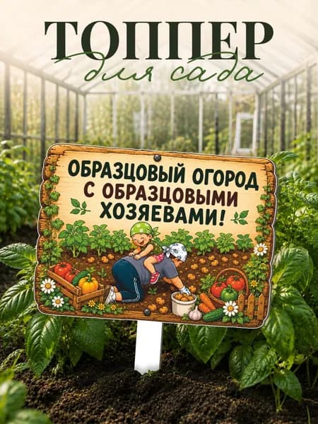 Фигурки для сада Образцовый огород
