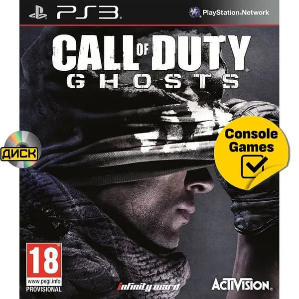 Игра PS3 Call Of Duty: Ghosts (Английская версия) (PlayStation 3, Английская версия)