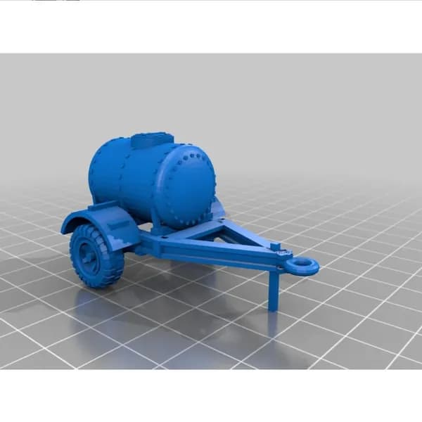 Прицеп для перевозки воды. Water Trailer. Масштабная модель 1:72.