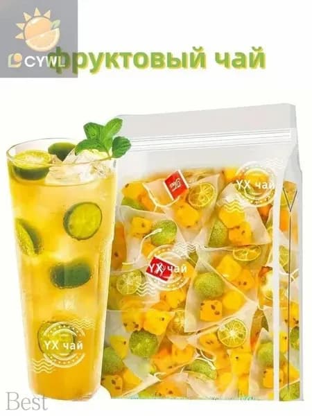 в пакетиках,200г Зеленый кумкват, маракуйя