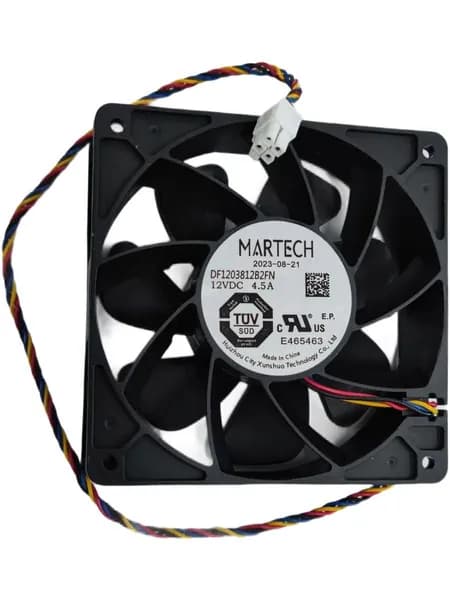 Вентилятор Martech T21 S21 L9 Antminer DF1203812B2FN 4,5А/12В
