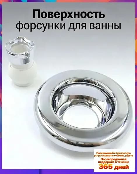 Аксессуары для гидромассажного оборудования,Поверхность форсунки для ванны,Хромированный пластик 1 шт.