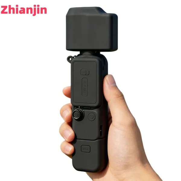 Чехол для DJI Osmo Pocket 4 из силикона чёрного цвета