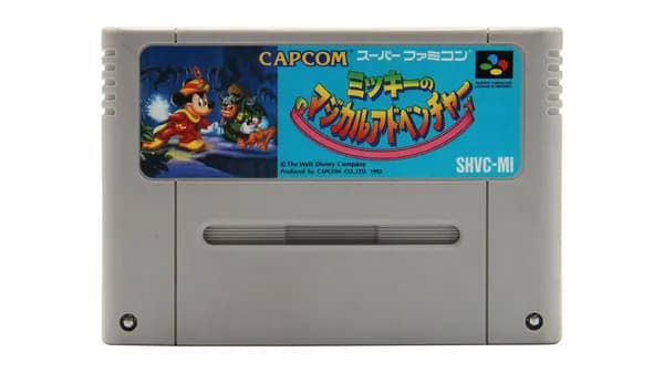 The Magical Quest Starring Mickey Mouse (Super Famicom, без коробки, NTSC-J) Винтаж