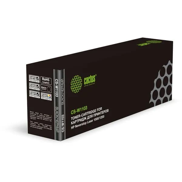 Cactus CS-W1103 тонер картридж 103A Toner - W1103A - черный, 2500 стр