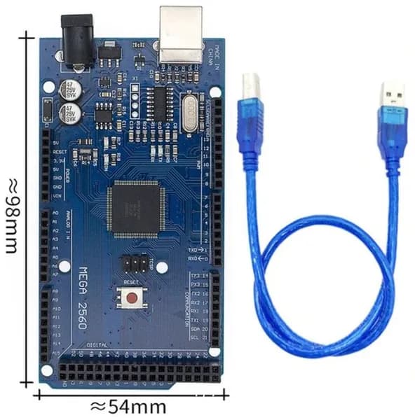Контроллер плата Arduino Mega 2560 CH340G Type-B USB с USB кабелем