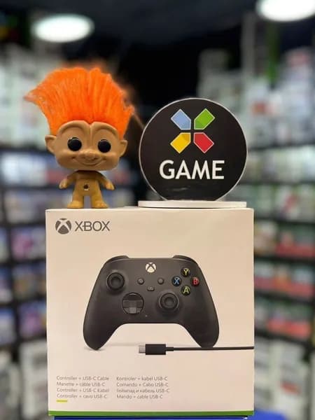 Игровой контроллер Xbox Series Черный + USB Type-C (Ростест, Оpигинал)