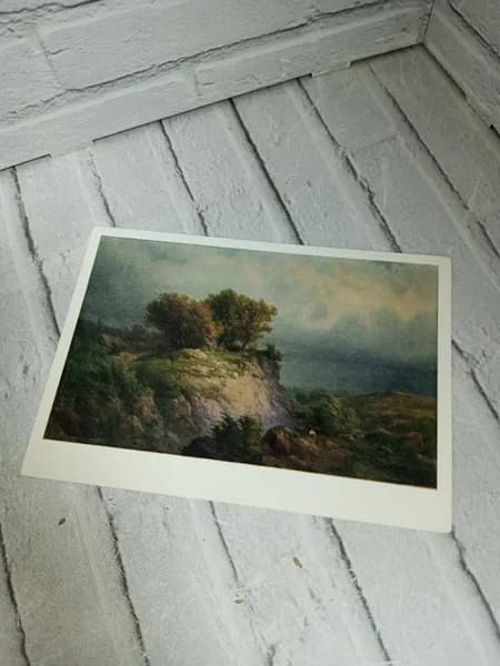 Канцелярия антикварная/винтажная Открытка Джогин буря
