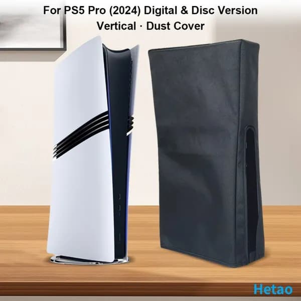 Чехол для игровой консоли Sony PS5 Pro 2024, защитный, пылезащитный, из оксфорда 1680D, чёрный