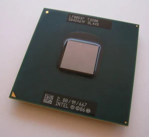 Процессор для ноутбука Intel Pentium Dual Core T3200 ( 2Ghz, 478, 1Mb, 2C/2T )