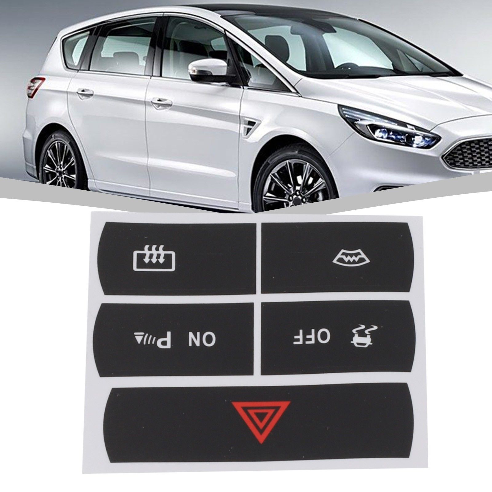 Набор наклеек для ремонта кнопки обогрева стекла и ESP для Ford S-Max