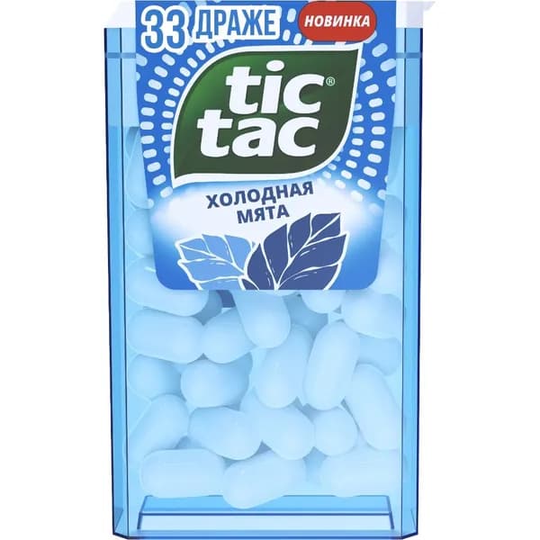 Ferrero Драже Tic Tac, Холодная Мята, 16 г,