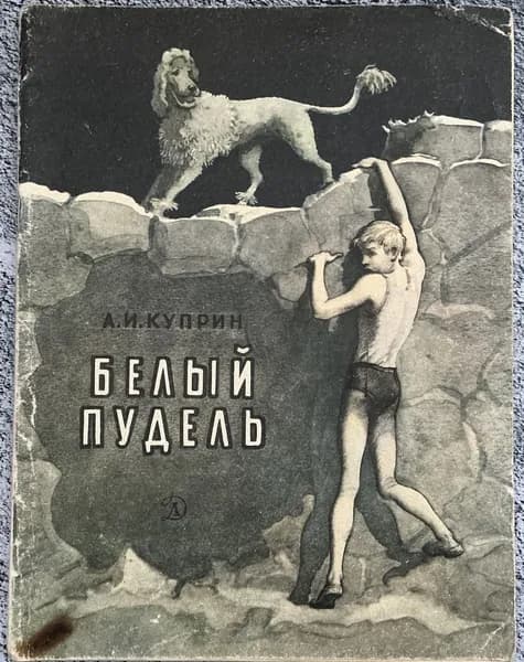 Книга детская Белый пудель - Куприн 1967 год