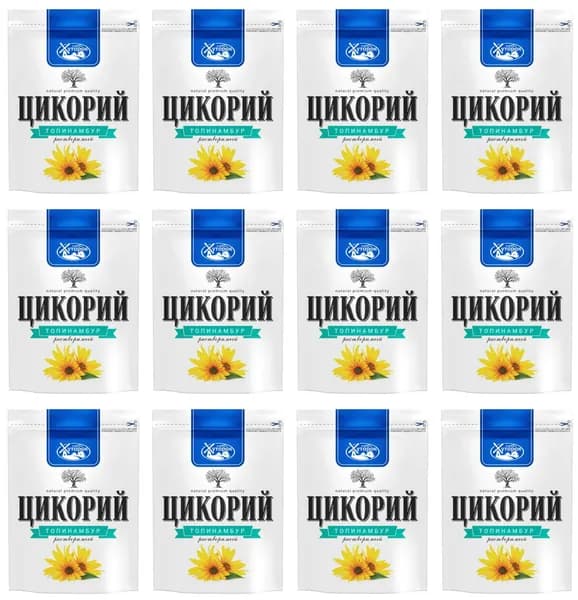Хуторок Цикорий натуральный с топинамбуром, 100 г, 12 уп